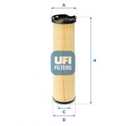 27.586.00 UFI vzduchový filter 27.586.00 UFI