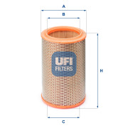 27.588.00 UFI vzduchový filter 27.588.00 UFI
