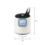 27.594.00 UFI vzduchový filter 27.594.00 UFI