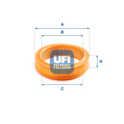 27.728.00 UFI vzduchový filter 27.728.00 UFI