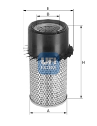 27.981.00 Vzduchový filtr UFI