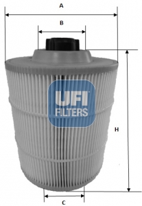 27.A00.00 Vzduchový filtr UFI