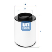 27.B54.00 UFI vzduchový filter 27.B54.00 UFI
