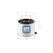 27.G33.00 UFI vzduchový filter 27.G33.00 UFI