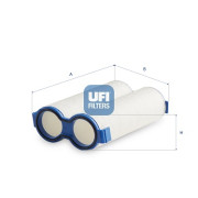 27.TUB.01 UFI vzduchový filter 27.TUB.01 UFI
