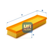 30.025.00 Vzduchový filtr UFI