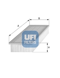 30.346.00 UFI vzduchový filter 30.346.00 UFI