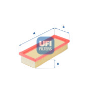 30.032.00 UFI vzduchový filter 30.032.00 UFI