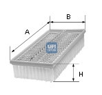 30.498.00 Vzduchový filtr UFI