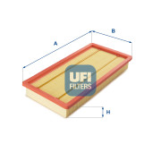 30.135.00 UFI vzduchový filter 30.135.00 UFI