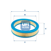 30.145.01 Vzduchový filtr UFI