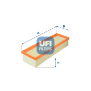 30.186.00 Vzduchový filtr UFI