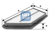 30.237.00 UFI vzduchový filter 30.237.00 UFI
