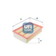 30.246.00 UFI vzduchový filter 30.246.00 UFI