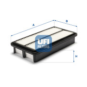 30.382.00 UFI vzduchový filter 30.382.00 UFI