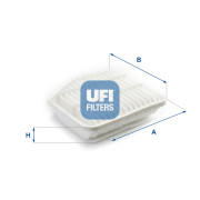 30.453.00 Vzduchový filtr UFI