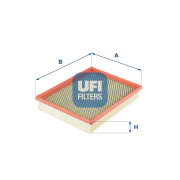 30.593.00 UFI vzduchový filter 30.593.00 UFI