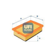 30.607.00 UFI vzduchový filter 30.607.00 UFI