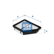30.619.00 UFI vzduchový filter 30.619.00 UFI
