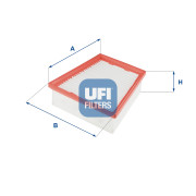 30.687.00 UFI vzduchový filter 30.687.00 UFI