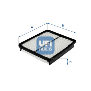 30.723.00 UFI vzduchový filter 30.723.00 UFI