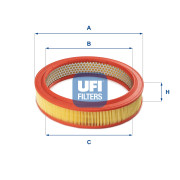 30.802.01 Vzduchový filtr UFI