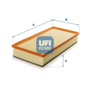 30.A25.00 UFI vzduchový filter 30.A25.00 UFI