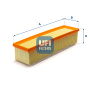 30.A68.00 UFI vzduchový filter 30.A68.00 UFI