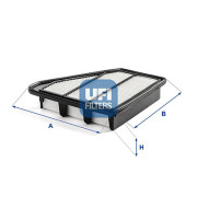 30.C39.00 UFI vzduchový filter 30.C39.00 UFI