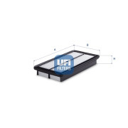 30.D15.00 UFI vzduchový filter 30.D15.00 UFI