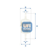 31.012.00 UFI palivový filter 31.012.00 UFI