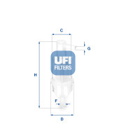 31.013.00 Palivový filtr UFI