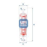 31.015.00 Palivový filtr UFI