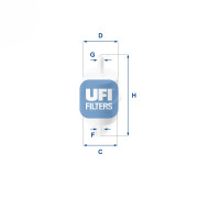 31.028.00 Palivový filtr UFI