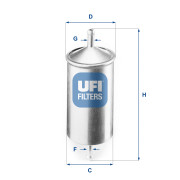 31.501.00 Palivový filtr UFI