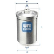 31.502.00 UFI palivový filter 31.502.00 UFI