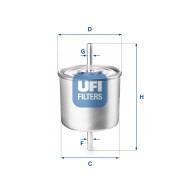 31.514.00 Palivový filtr UFI