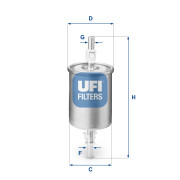 31.515.00 UFI palivový filter 31.515.00 UFI