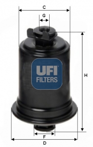 31.648.00 UFI palivový filter 31.648.00 UFI