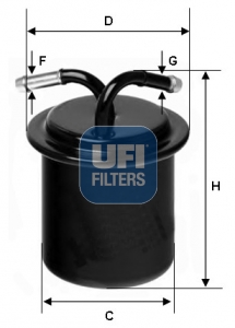 31.541.00 Palivový filtr UFI