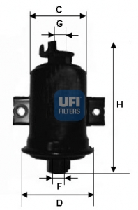 31.557.00 UFI palivový filter 31.557.00 UFI