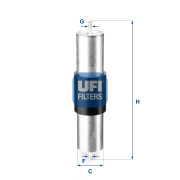 31.569.00 UFI palivový filter 31.569.00 UFI