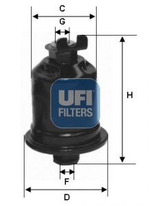 31.592.00 UFI palivový filter 31.592.00 UFI