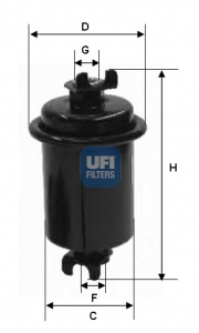 31.588.00 Palivový filtr UFI