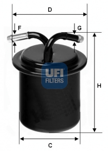 31.593.00 Palivový filtr UFI