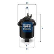 31.621.00 UFI palivový filter 31.621.00 UFI
