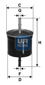 31.627.00 Palivový filtr UFI