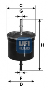 31.624.00 UFI palivový filter 31.624.00 UFI