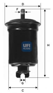 31.632.00 UFI palivový filter 31.632.00 UFI