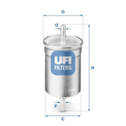 31.710.00 Palivový filtr UFI
